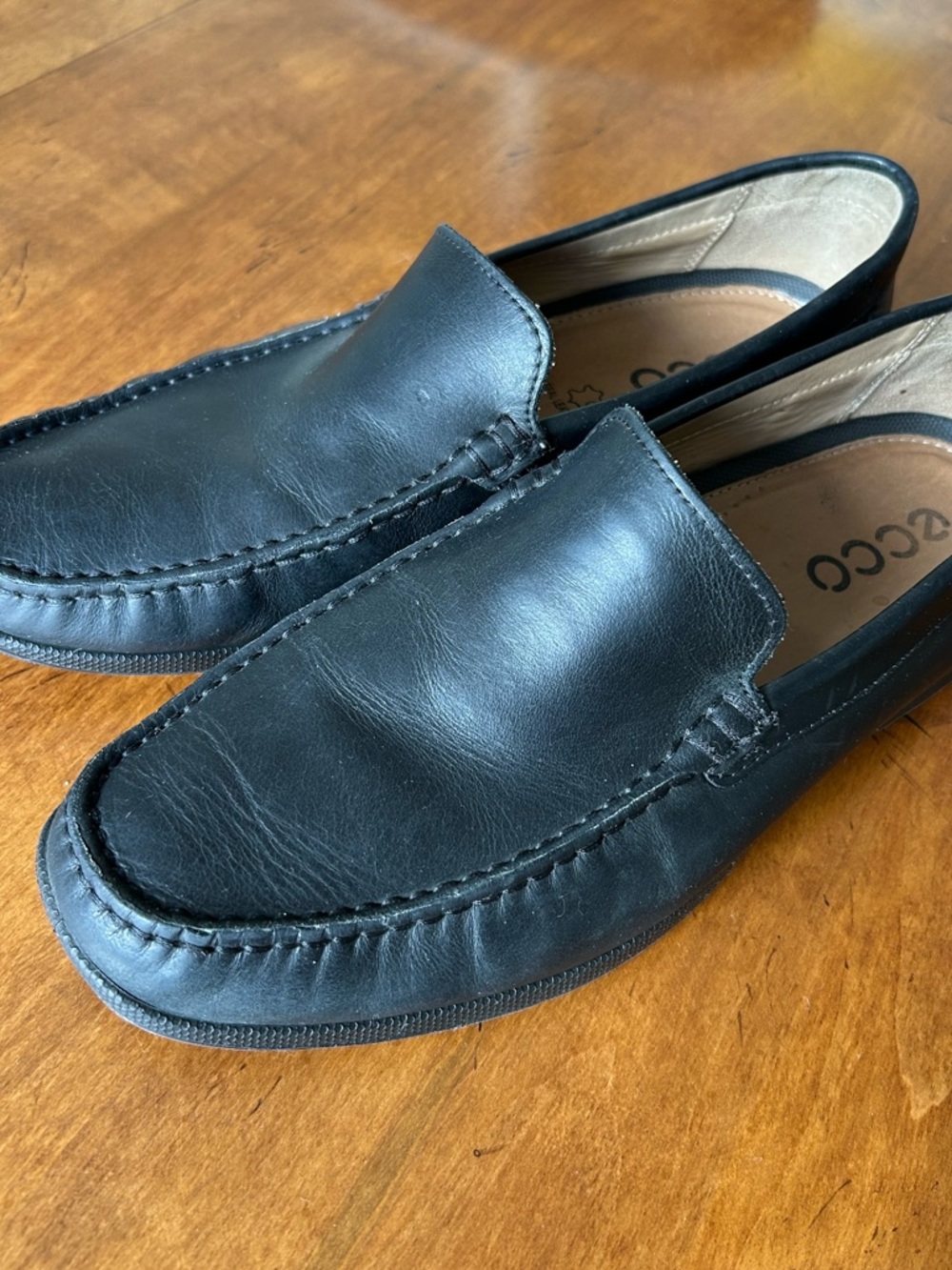 Ecco Leather Driving Mocs, Size 41